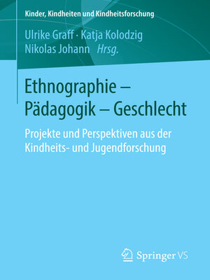 cover image of Ethnographie--Pädagogik--Geschlecht
